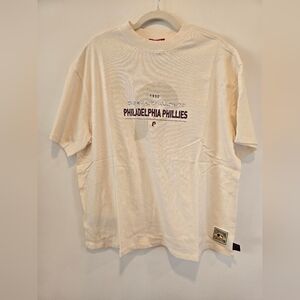Mitchell & Ness Philadelphia Phillies Cream Jersey Size L And Xl Nwt.